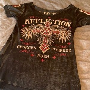Affliction GSP shirt, reversible